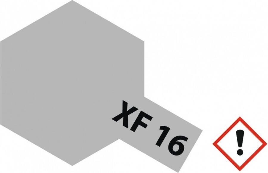 Tamiya XF-16 Aluminium Matt Acryl 23ml Verf potje