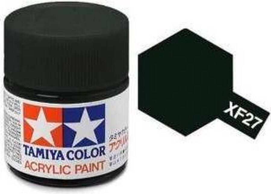 Tamiya XF-27 Black Green Matt Acryl 23ml Verf potje