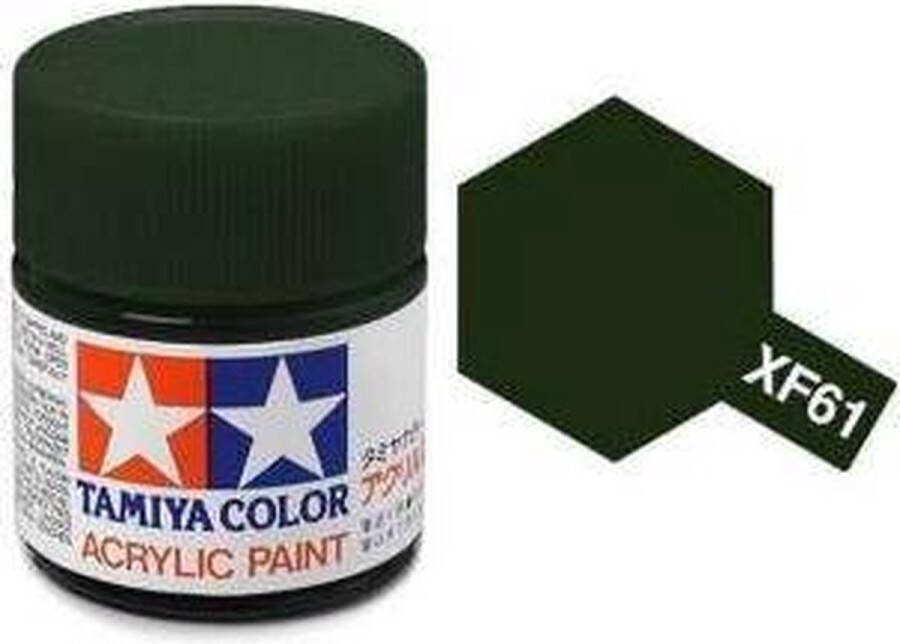 Tamiya XF-61 Dark Green Matt Acryl 23ml Verf potje