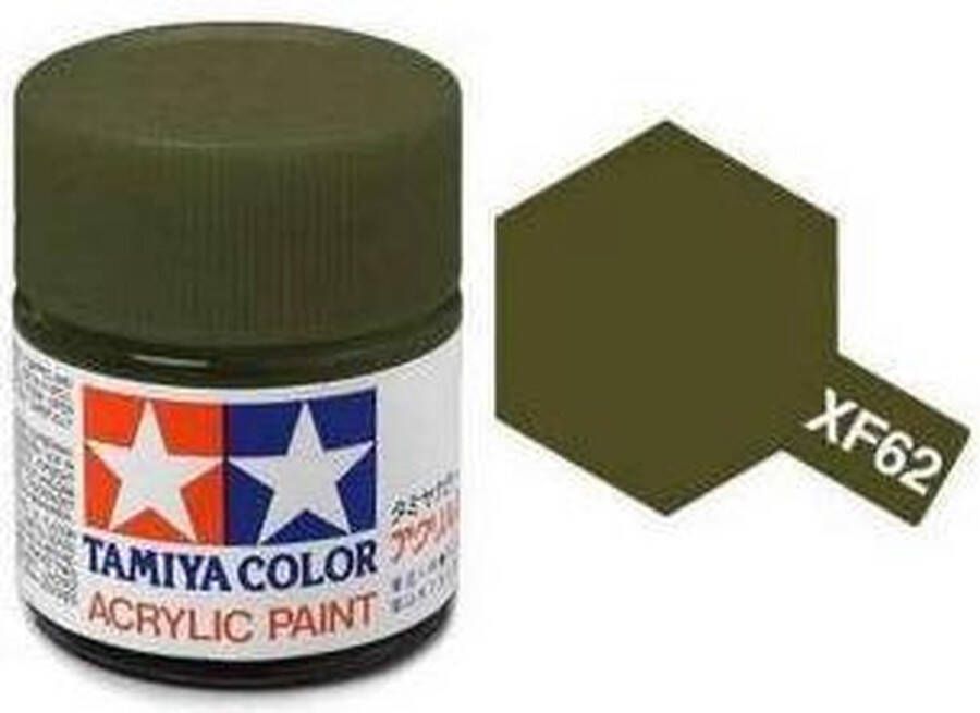 Tamiya XF-62 Brown Olive Drab Matt Acryl 23ml Verf potje