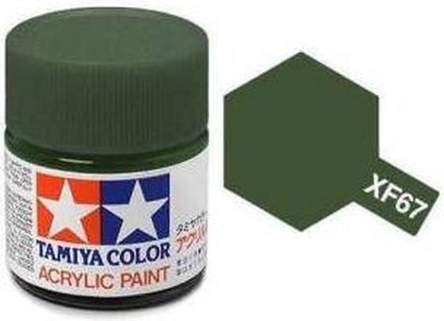 Tamiya XF-67 NATO Green Matt Acryl 23ml Verf potje