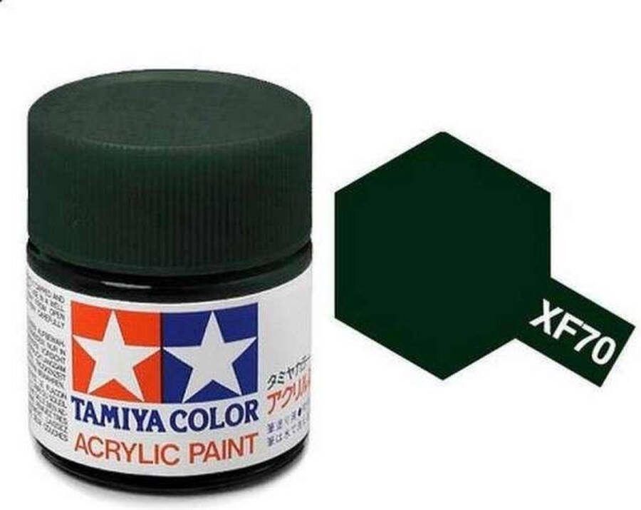 Tamiya XF-70 Dark Green Matt Acryl 23ml Verf potje