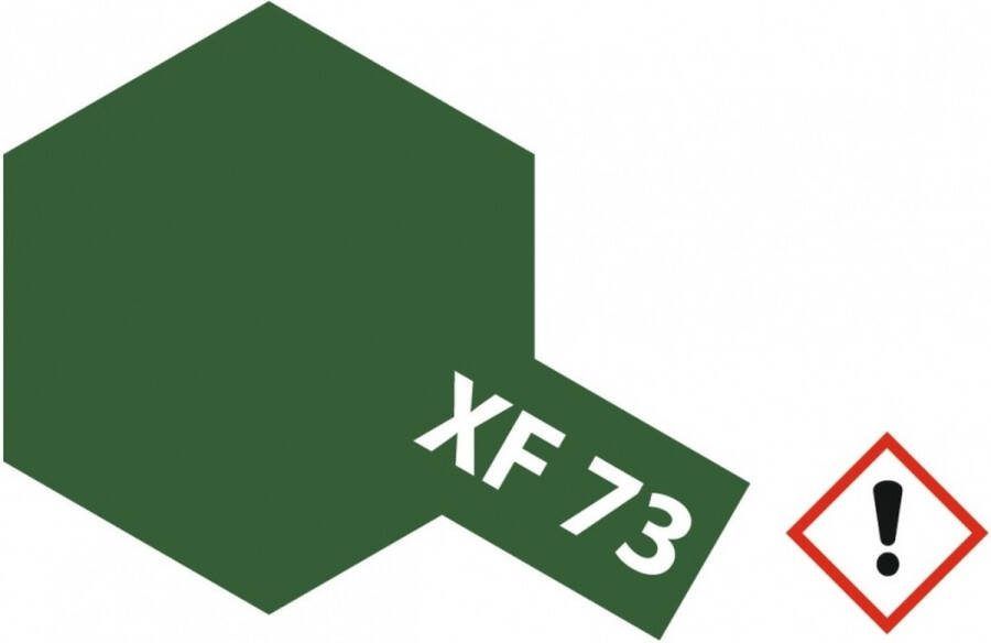Tamiya XF-73 JGSDF Dark Green Matt Acryl 10ml Verf potje