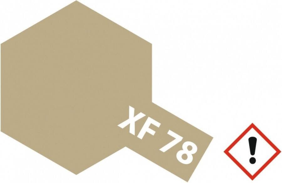 Tamiya XF-78 Wooden Deck Tan Matt Acryl 10ml Verf potje
