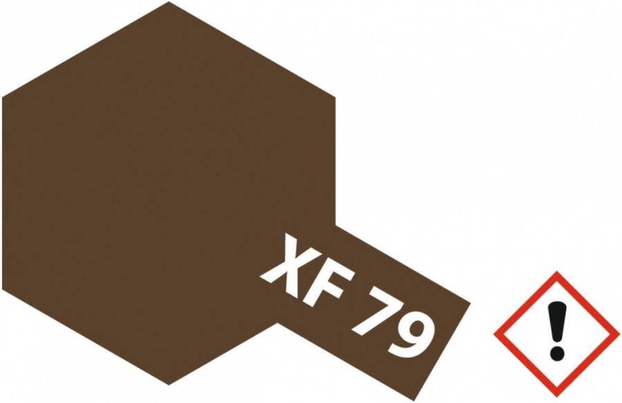 Tamiya XF-79 Linoleum Deck Brown Matt Acryl 10ml Verf potje