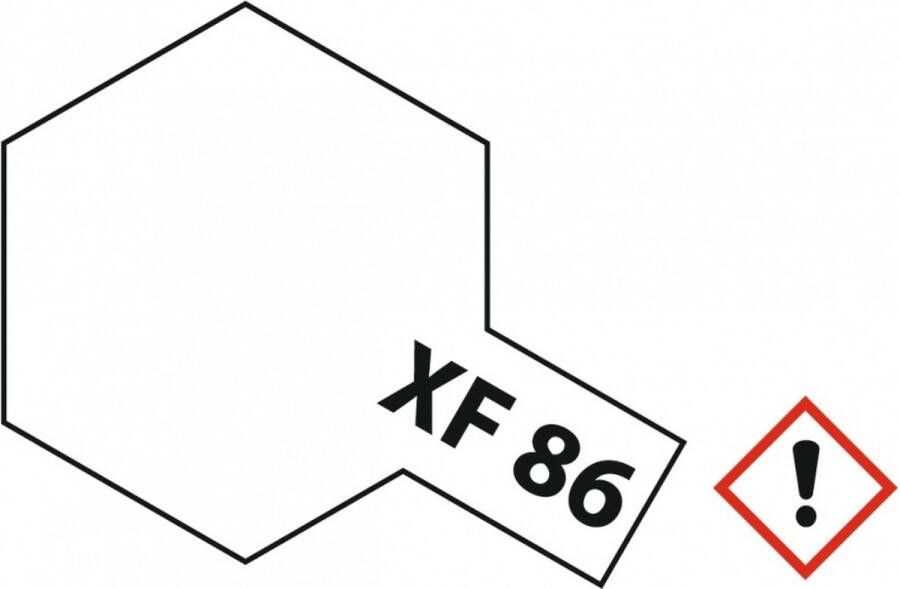 Tamiya XF-86 Clear Varnish Matt Acryl 10ml Verf potje