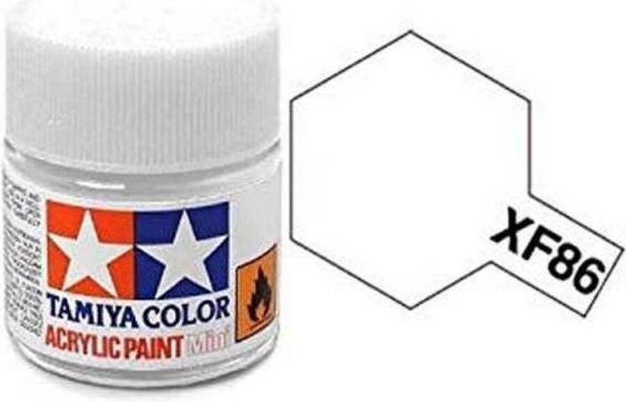 Tamiya XF-86 Clear Varnish Matt Acryl 10ml Verf potje