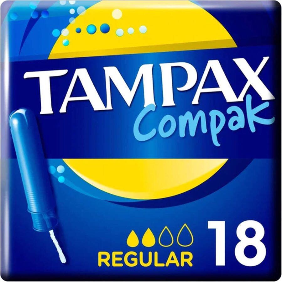 Tampax Tampons Compak Regular 18 Stuks