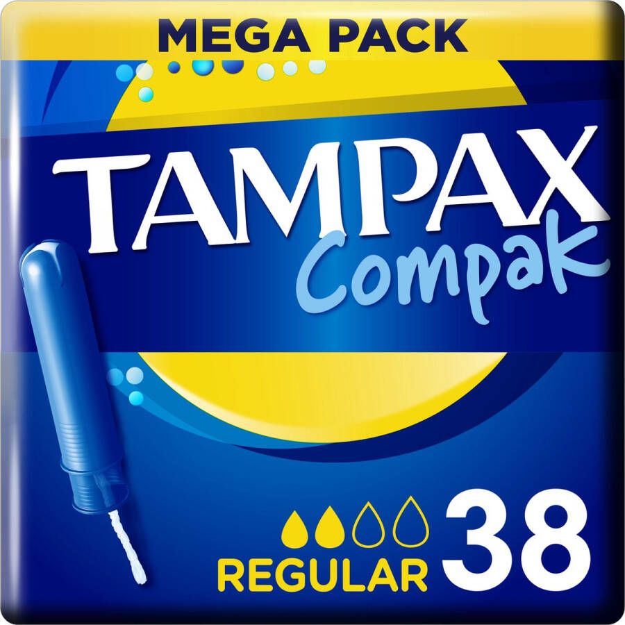Tampax Compak Regular Tampons Met Inbrenghuls 38 stuks