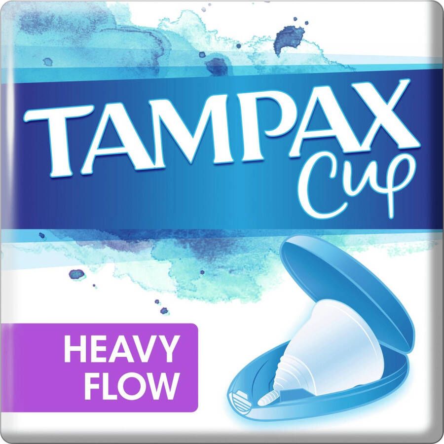 Tampax Menstruatiecup Heavy Ontworpen Met Een Gynaecoloog 1 stuk