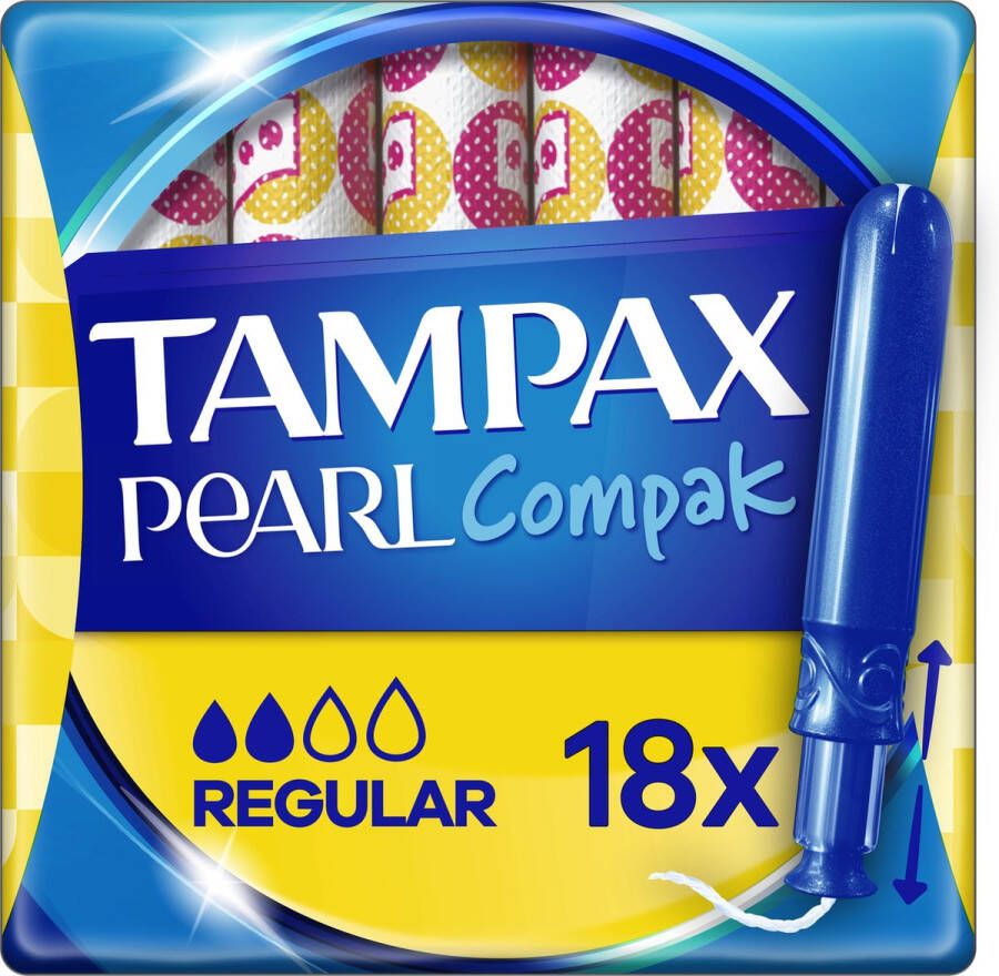 Tampax Pearl Compak Regular Tampons Met Inbrenghuls 72 stuks