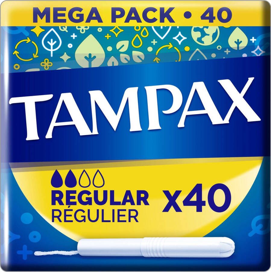Tampax Regular Tampons Met Kartonnen Inbrenghuls 40 Stuks