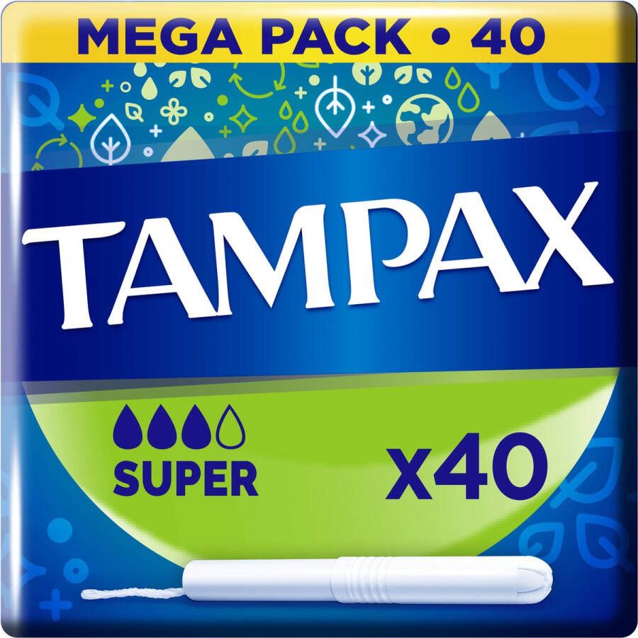 Tampax Super Tampons Met Kartonnen Inbrenghuls 40 Stuks