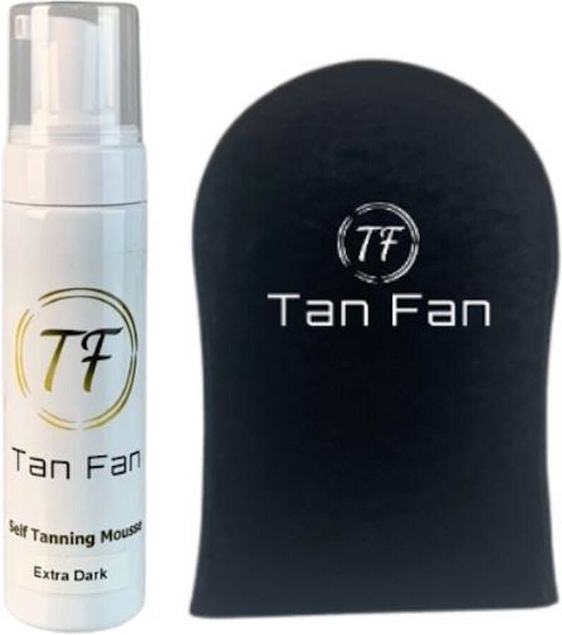 Tan Fan Self Tan Mousse incl. handschoen extra dark 200ml