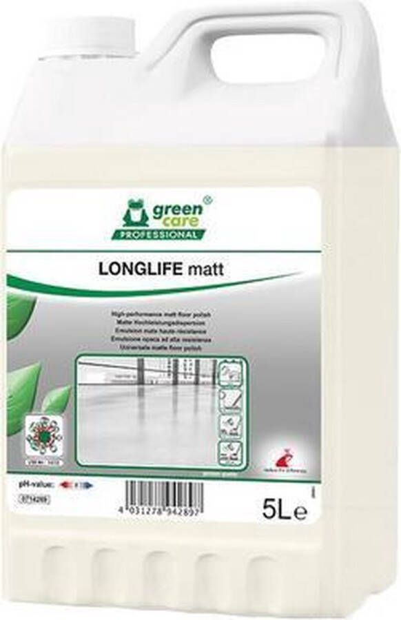 Green Care Professional Green care longlife matt floor polish (5 liter)