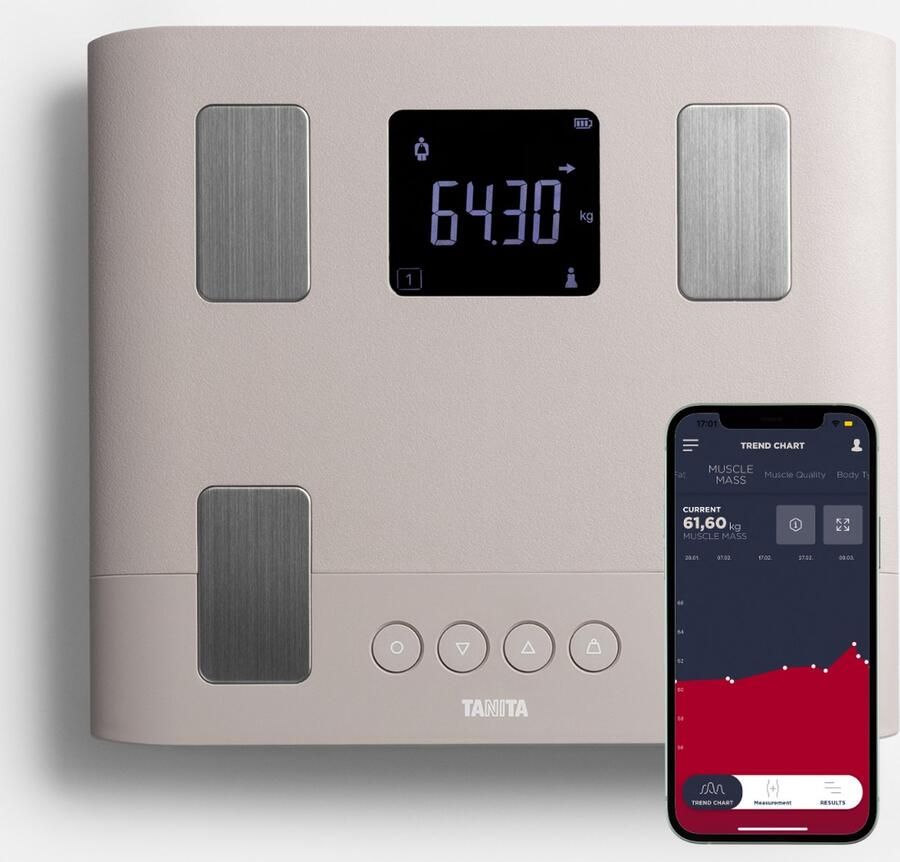 Tanita BC-333LE Slimme familie weegschaal Spiermassa vanaf 5 jaar oud Japanse precisie en nauwkeurigheid