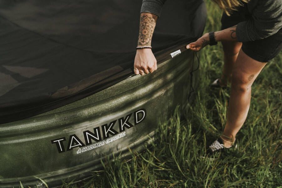 Tankkd stock tank pool cover PU 183cm Ovaal