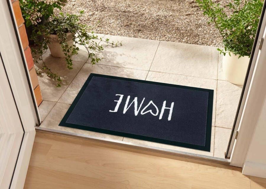 My home Mat Magne met tekst design wasbaar robuust gemakkelijk in onderhoud antislip