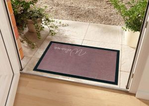 Home affaire Mat WELCOME Geschikt voor binnen en buiten wasbaar robuust gemakkelijk in onderhoud ingang antislip met tekst