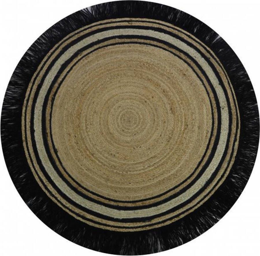 Tapis Petit Vloerkleed Tess D110cm Black