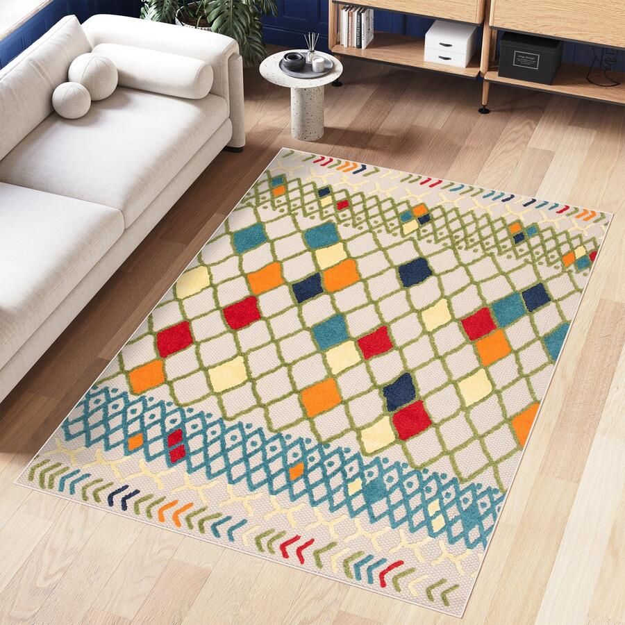 Tapiso Patio Indoor Tapijt Buitenkleed Tuintapijt Buiten Vloerkleed Outdoor Maat- 200x300
