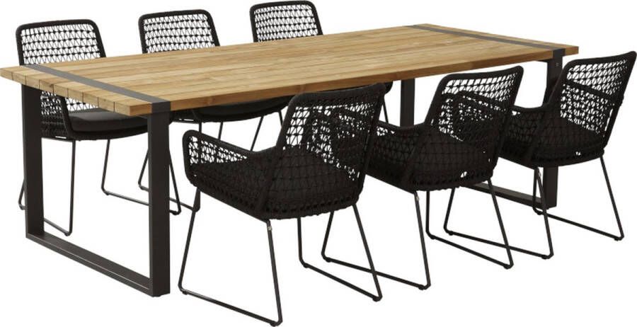 4 Seasons Outdoor 4-Seasons Outdoor Taste Athena tuinstoel + Alto tuintafel 240x100 cm.