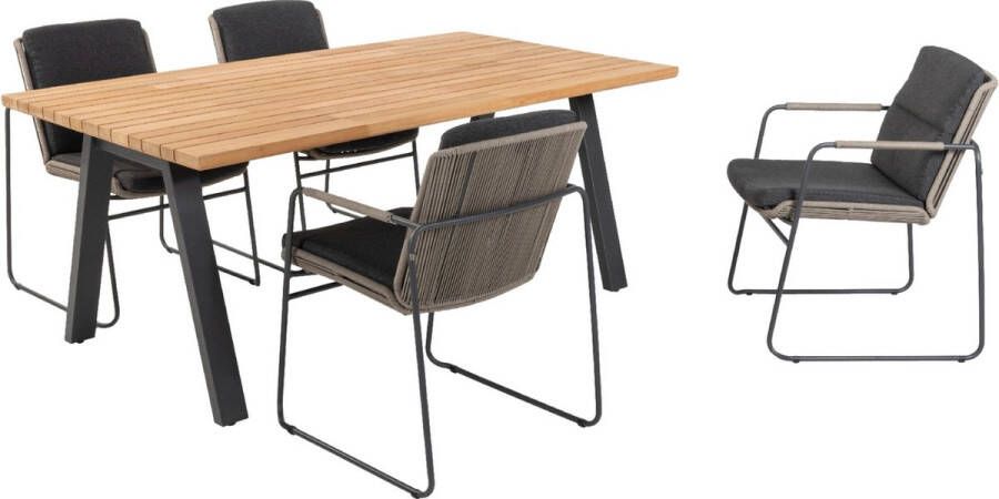 Taste by 4-Seasons Outdoor Taste Parma Ambassador tuinset 5-delig stapelbaar