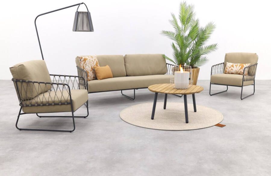 Taste by 4-Seasons Outdoor Taste Prego Mindo stoel-bank loungeset 4-delig