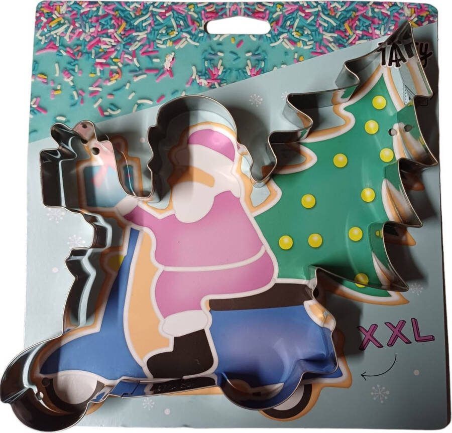 Tasty Uitsteekvorm 21 cm Rijdende Kerstman