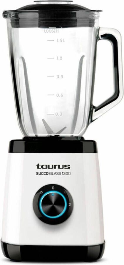 Taurus Mixer SUCCO GLASS 1 5 L Wit 1000 W 5 L 1300 W
