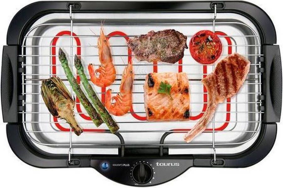 Taurus ELEKTRISCHE BBQ MAXIM PLUS 2-in-1