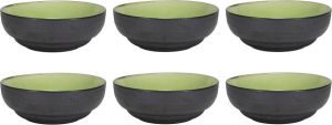 Tavola Schaal Lime Green Corfu Kom Groen Ø17x6cm Aardewerk Soepkom (6 stuks)