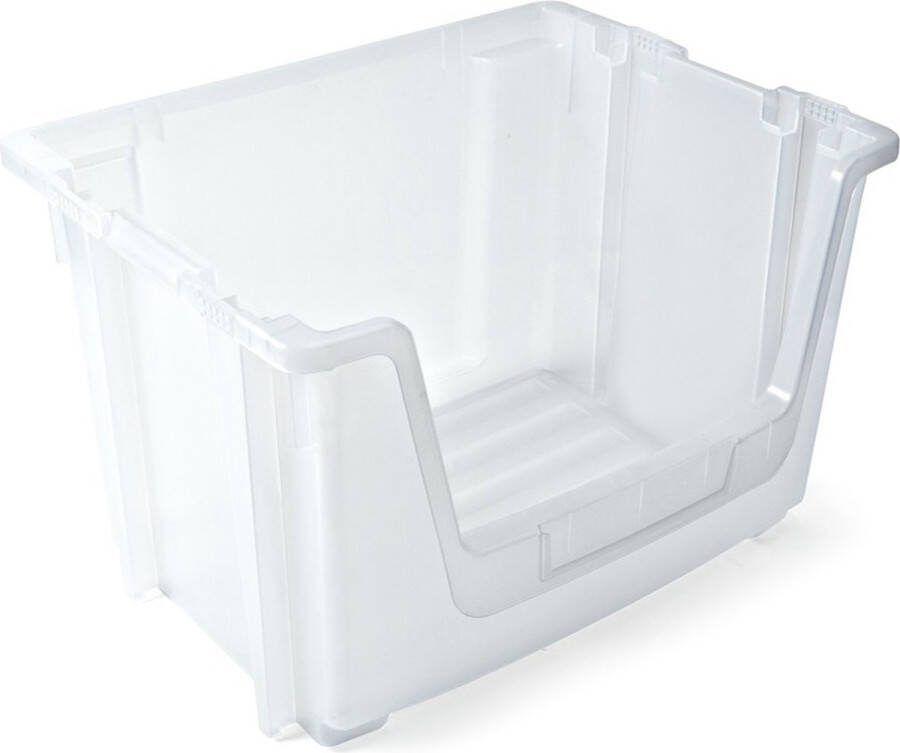 Tayg opberg bak kist opslag box transparant 50 liter