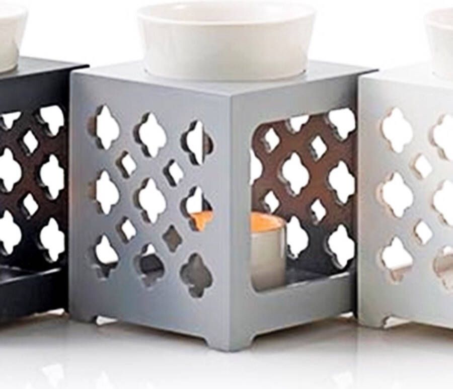 TC Geurbrander Maroc Lichtgrijs + Waxmelts Winter- en Kerstgeuren 1