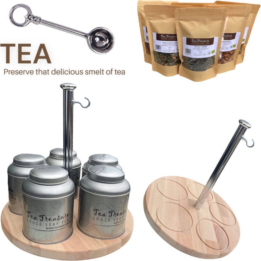 Tea Treasure Loose Leaf Tea Treasure Thee Carrousel Treasure Island Losse thee Theeblikken -Theedoos theeplateau Theebeleving- Kerstcadeau