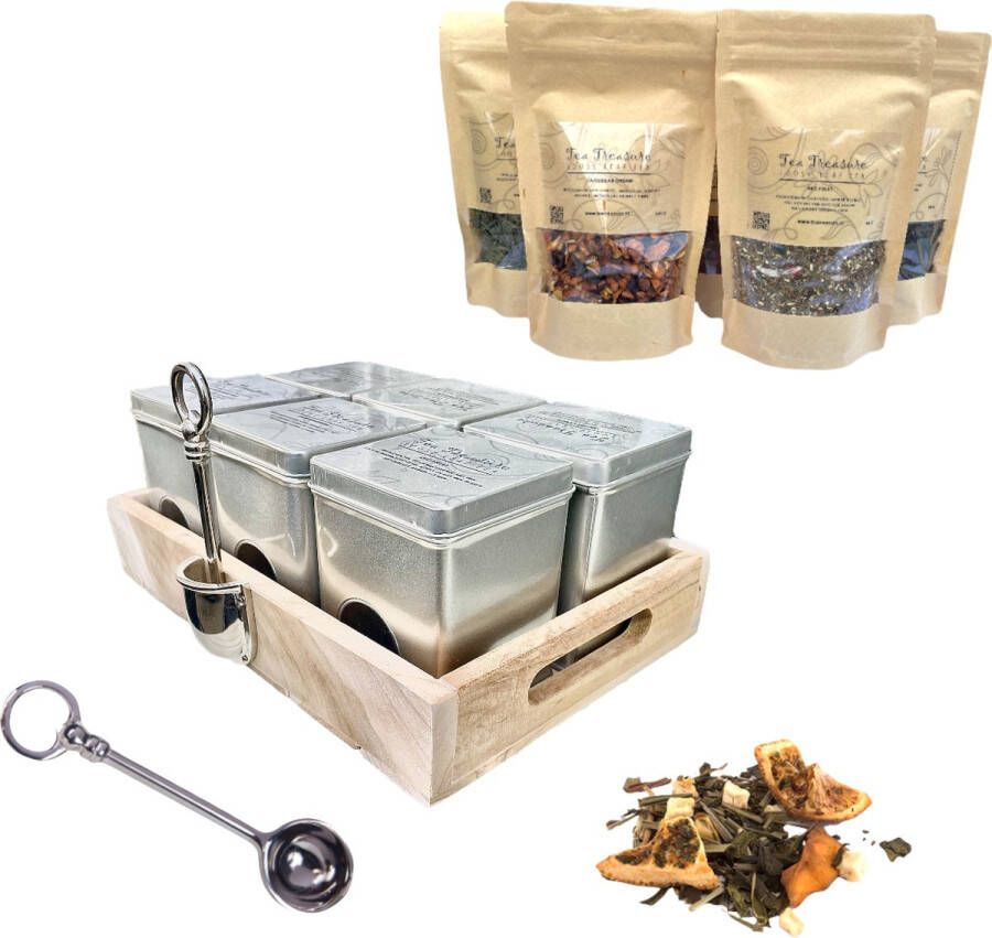 Tea Treasure Loose Leaf Tea Treasure Theeplateau Treasure Island -Losse thee -Theedoos Theeplateau Theeblikken -Theebeleving Kerstcadeau