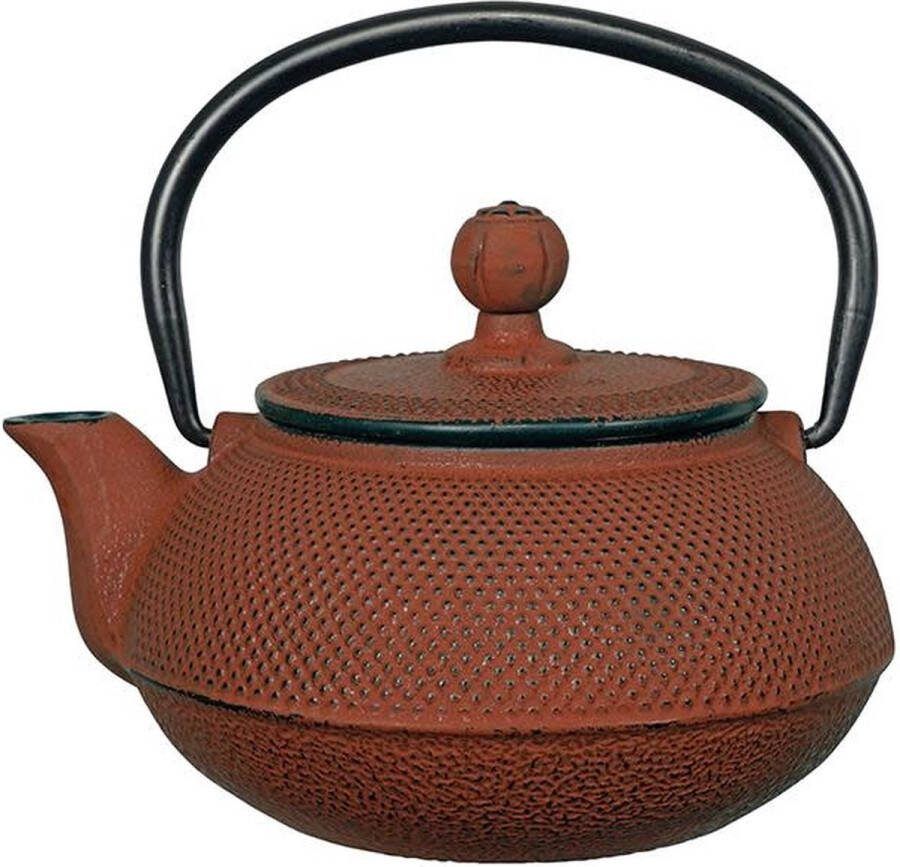 Teaclassix Arare Theepot Rood 0.60 liter incl. RVS filter