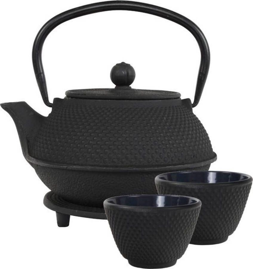 Teaclassix Theeset Arare 0.8 l Zwart (set van 4)