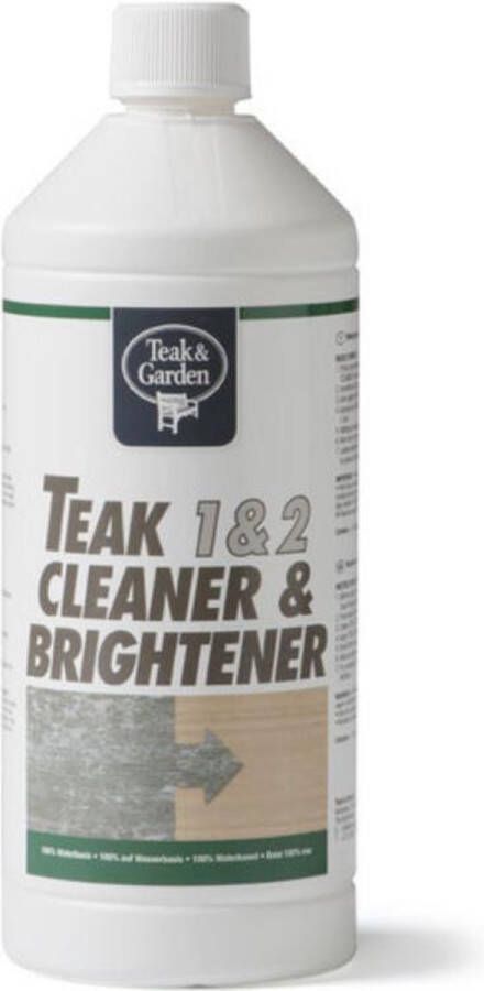 Teak & Garden Cleaner & Brightner 1&2 Teak reiniger schoonmaakmiddel teakhout 2-in-1
