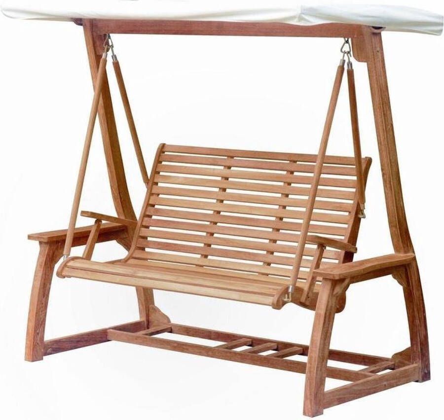 Teakea Teak Schommelbank 2 3-zits 120 cm Breed