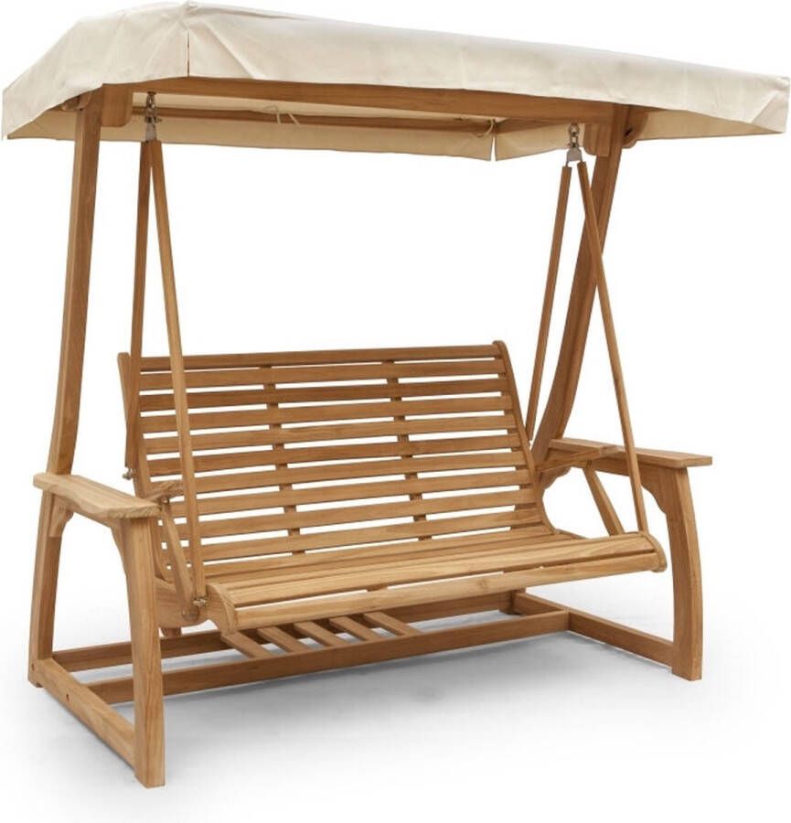 Teakea Teak Schommelbank | 3 4 zits 150 cm breed