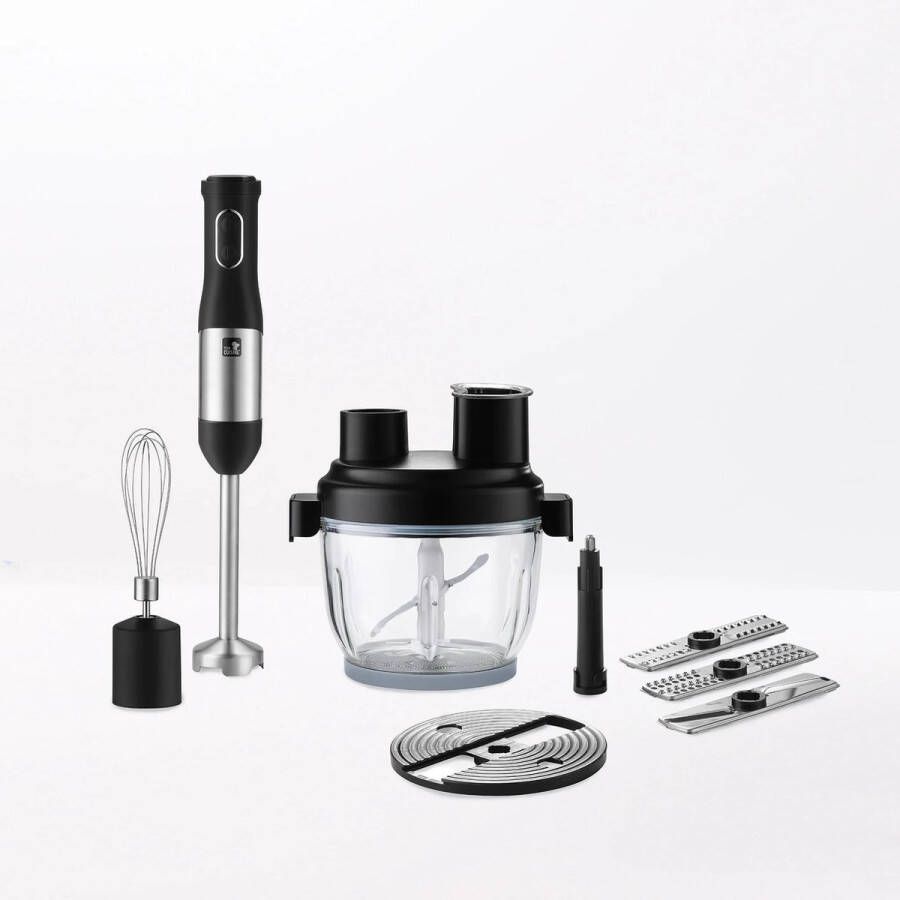 TEAM CUISINE 6-in-1 Multifuctionele Staafmixer Handblender Foodprocessor Hakmolen Garde 800Watt