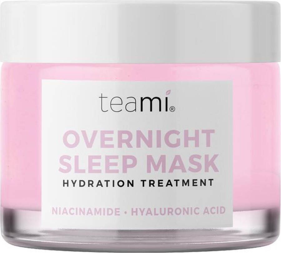 Teami Blends Overnight Sleep Mask 60 ml Ontwaak met een heldere babyzachte huid met deze diep hydraterende slaapmasker verrijkt met vitamines en hyaluronzuur!