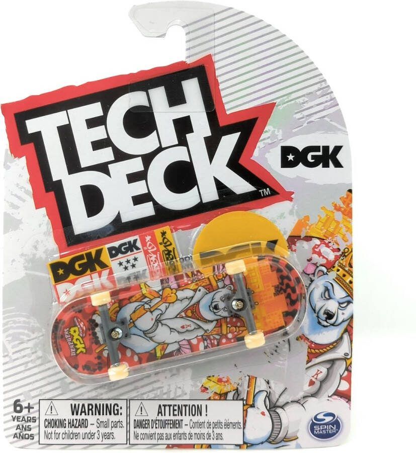 Tech Deck DGK Skateboards John Shanahan Ghetto Land Rare Complete Fingerboard M28