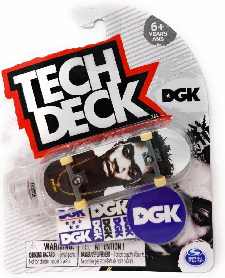 Tech Deck DGK Skateboards Series 22 Stevie Williams Portrait Complete Fingerboard