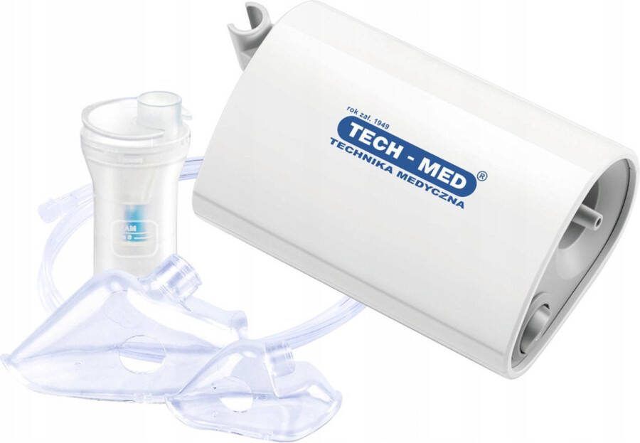 Tech-Med Compressor Inhalator voor de hele familie 3 maskers TM-NEB 100