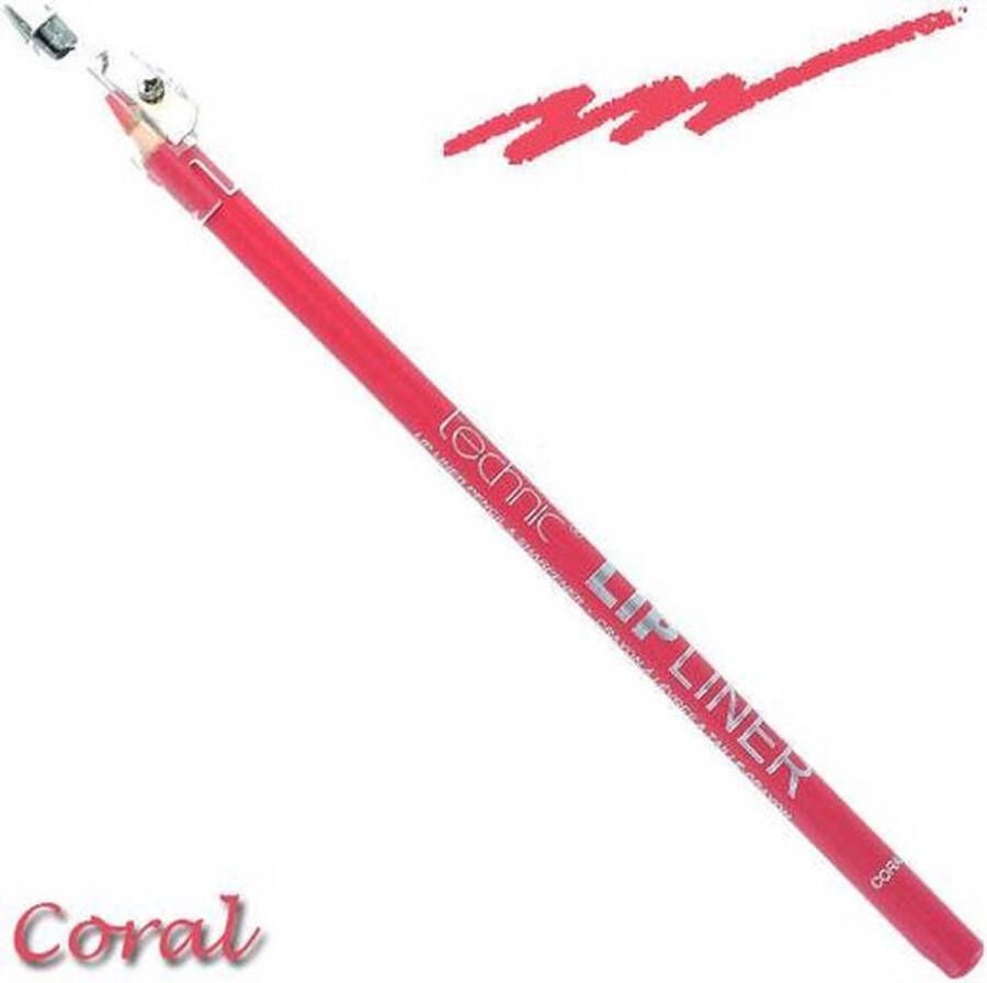 Technic Lip liner Coral Lippotlood met puntenslijper