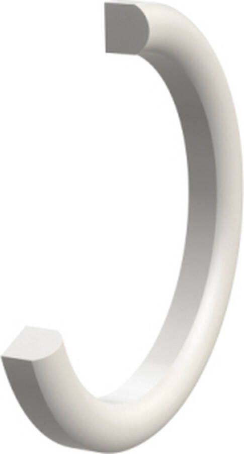 Techniparts Melkring Zuivelkoppeling Dichting 130x142x7 VMQ 80 Transparant