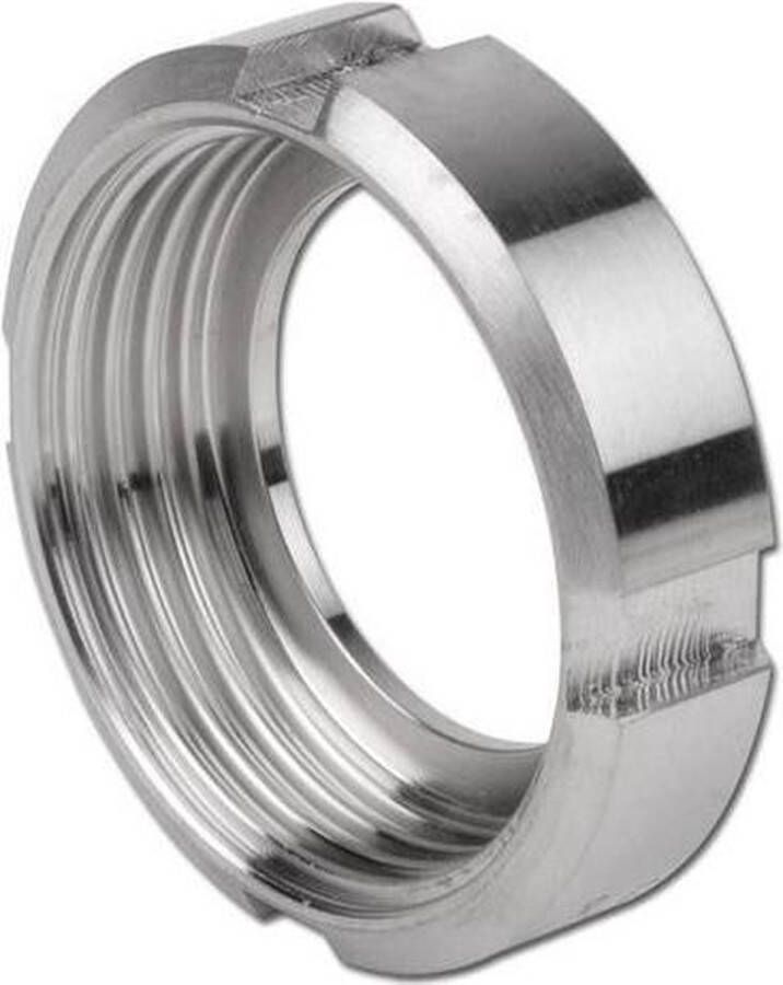 Techniparts Wartel DIN 11864 DN 25 RD 52 x 1 6 draad Zuivelkoppeling RVS 304