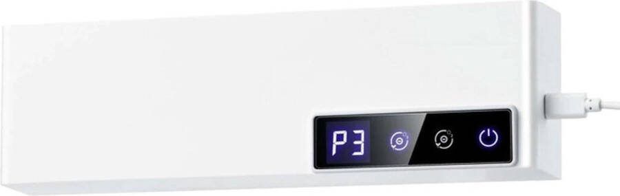 TechU ™ Luchtreiniger L3 Draagbaar – Wit – Sterilizer met Negatieve Ionen – 3 niveaus – tegen Schimmel Stof Allergieën Bacteriën Vieze Geurtjes Roken – Geschikt voor in Huis Thuiswerken en Kantoor